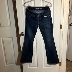 2 pair American Eagle boot cut jeans